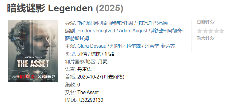 图片[1]-暗线谜影 Legenden (2025)-雪白的乌云